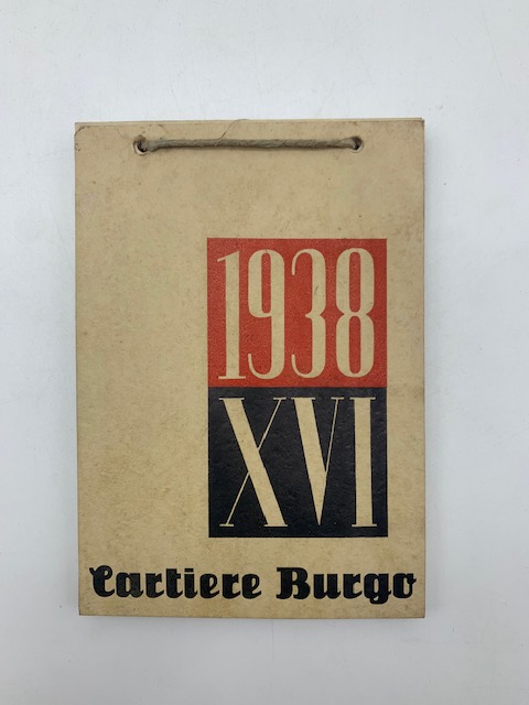 1938. Cartiere Burgo (Catalogo campionario di carte)